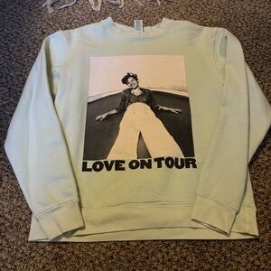 Love On Tour Graphic Sweater - Green